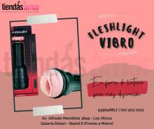 Fleshlight con vibración masturbador